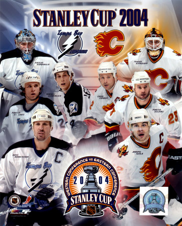 Buy 03'/'04 Stanley Cup Flames/Lightning Match-Up Composite &copy;Photofile at AllPosters.com