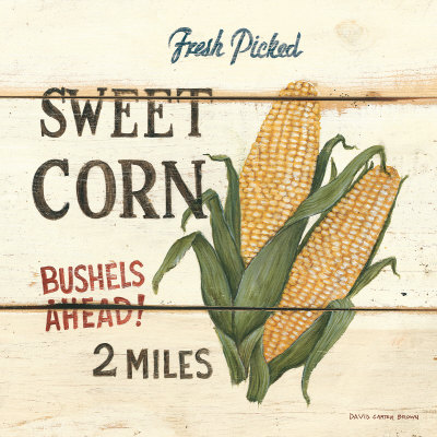Fresh Picked Sweet Corn Posters