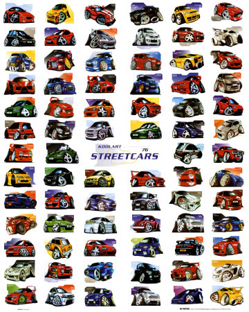 Koolart - Streetcars Poster