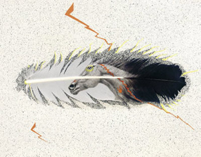 Feather Horse (S/N ed/125)
