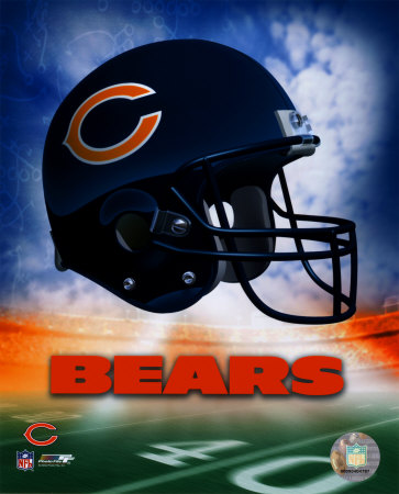 Buy Chicago Bears Helmet Logo &copy;Photofile at AllPosters.com