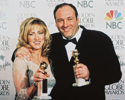 James Gandolfini & Edie Falco