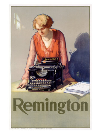 Remington Typewriter Posters