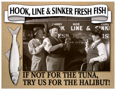 Three Stooges Fresh Fish