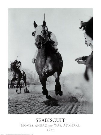 Buy Seabiscuit Moves Ahead of War Admiral, 1938 at AllPosters.com