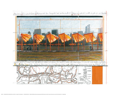Buy The Gates, Project for Central Park, X, New York City at AllPosters.com