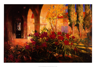 Twilight Courtyard