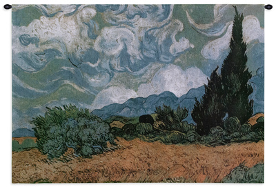 Wheatfield with Cypresses, c.1889