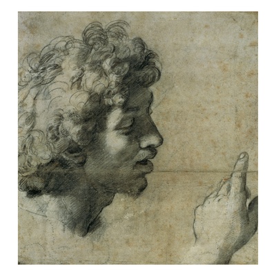 Study for the Head and Hand of an Apostle by Raphael