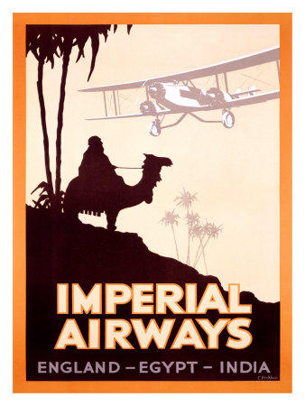 Imperial Airways, England-Egypt-India