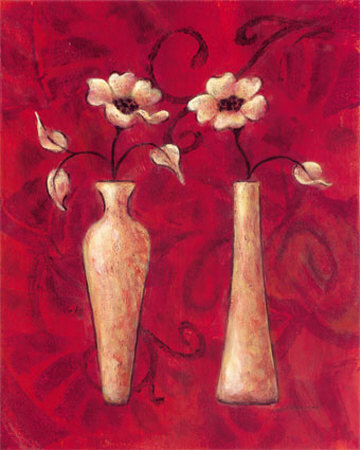 Happy Flowers Red IV