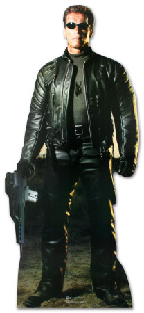 The Terminator - Arnold Schwarzenegger T3 Movie Lifesize Standup Poster