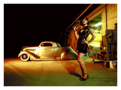 Pin-Up Girl: 1937 Coupe Tattoo and Leather