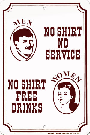 No Shirt No Service