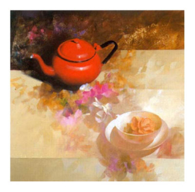 Still Life with Red Teapot