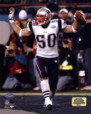 Mike Vrabel - Super Bowl XXXIX - celebrates his 3rd quarter touchdown reception