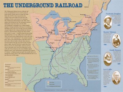 The Underground Railroad Map