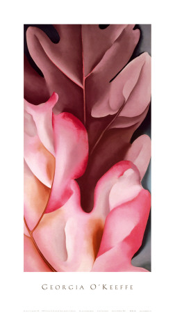 Oak Leaves, Pink & Gray, 1929