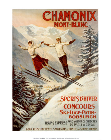 Chamonix, Mont Blanc Poster