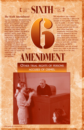 The Bill of Rights - Sixth Amendment