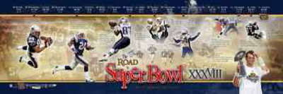 Road to the Super Bowl Poster