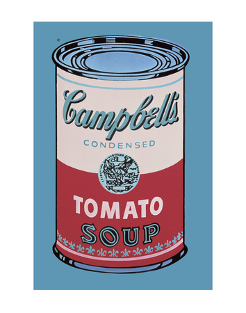 Buy Campbell's Soup Can, 1965 (Pink and Red) at AllPosters.com
