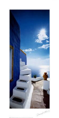 Buy Blue Wall, White Steps at AllPosters.com