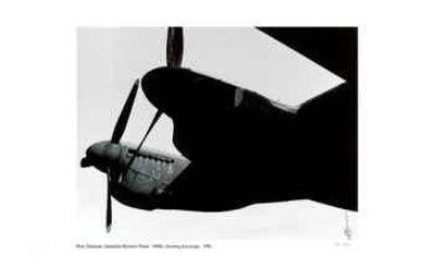 Canadian Bomber Plane - WWII Showing Two Props