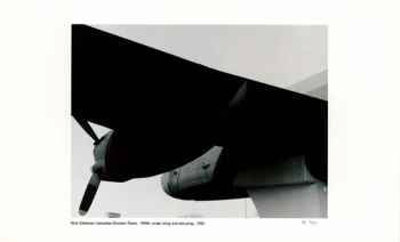 Canadian Bomber Plane - WWII Under Wing and One Prop
