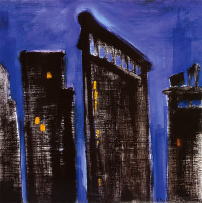 Blue Cityscape