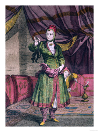 Portrait of a Lady from the "Book of Designs," 1712-13