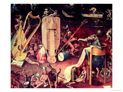 Buy The Garden of Earthly Delights: Hell, Detail from the Right Wing of the Triptych, circa 1500 at AllPosters.com