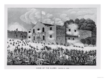 The Siege of the Alamo, 6th March 1836, from Texas, an Epitome of Texas History, 1897