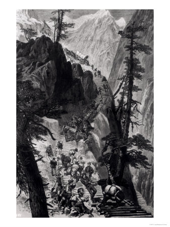 Newly Discovered Mines in the Rocky Mountains, from "Frank Leslie