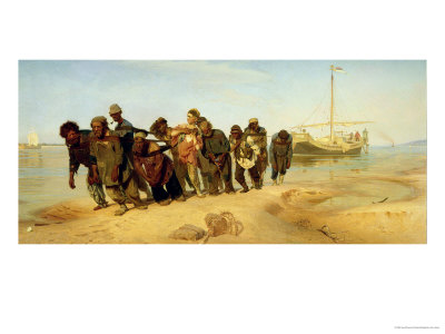 The Boatmen on the Volga, 1870-73