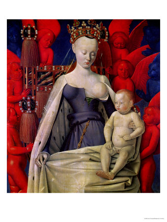 Virgin and Child Surrounded by Angels
