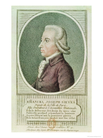 Emmanuel Joseph Sieyes (1748-1836)