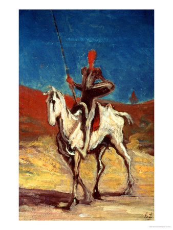 Don Quixote and Sancho Panza, circa 1865-1870