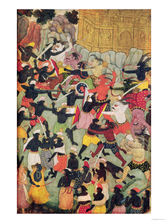 Battle Between the Armies of Rama and Ravana, Moghul