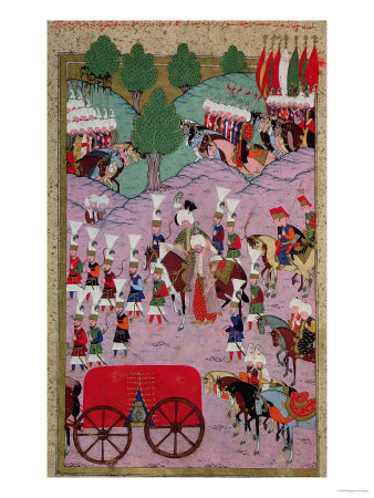 "Hunername" the Army of Suleyman the Magnificent (1494-1566) Leave for Europe