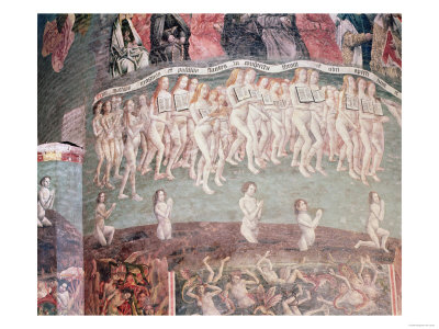 The Last Judgement: the Resurrected Carrying the Book of Their Life Around Their Necks