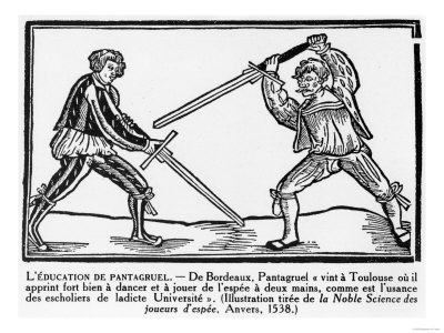 The Education of Pantagruel, Illustration from "Pantagruel" by Francois Rabelais (1494-1553)