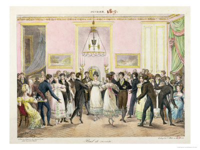 A Society Ball, Engraved by Charles Etienne Pierre Motte (1785-1836) 1819