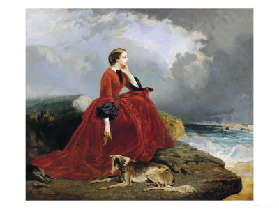 Empress Eugenie (1826-1920) at Biarritz, 1858