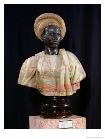 Bust of a Sudanese Man, 1857 (Onyx & Bronze)