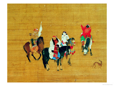 Kublai Khan (1214-94) Hunting, Yuan Dynasty
