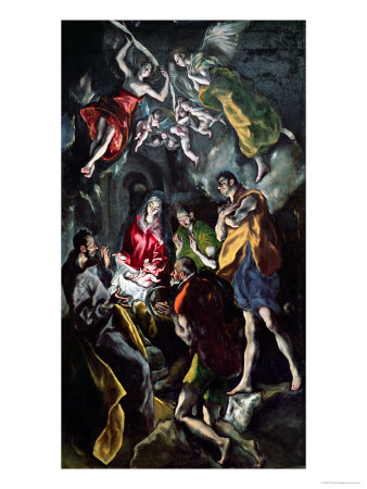 The Adoration of the Shepherds, from the Santo Domingo El Antiguo Altarpiece, circa 1603-14
