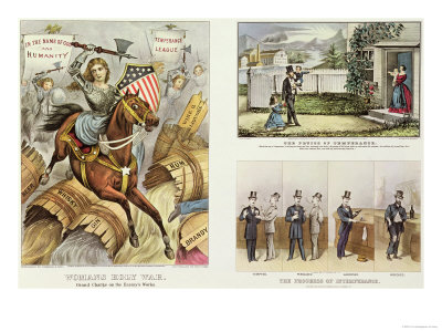Anti Liquor Lithos: the Fruits of Temperance, the Progress of Intemperance, Woman