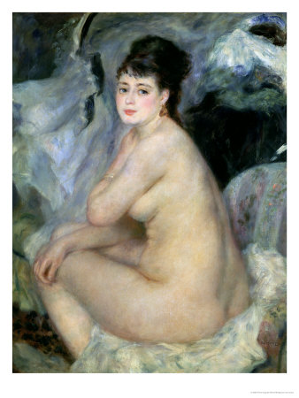 Nude, or Nude Seated on a Sofa, 1876