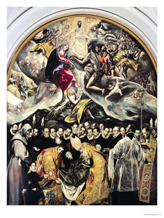 The Burial of Count Orgaz, from a Legend of 1323, 1586-88